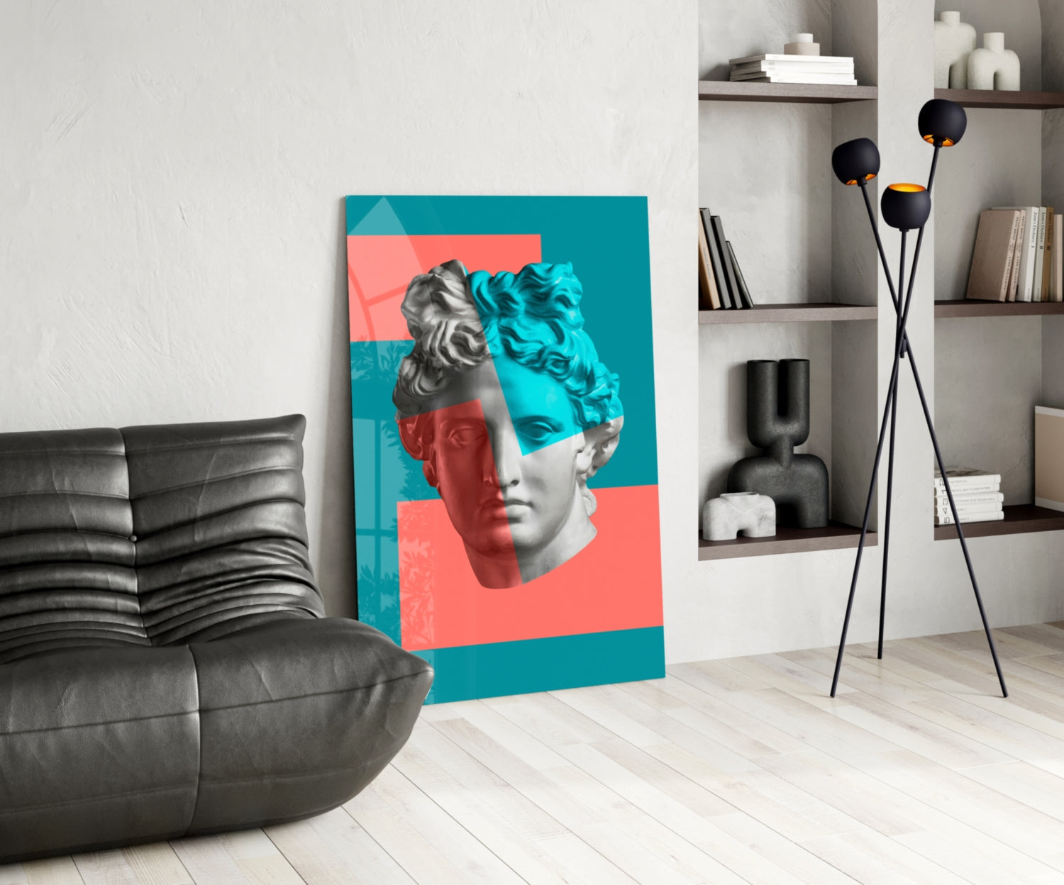 Sculpture Glass Wall Art