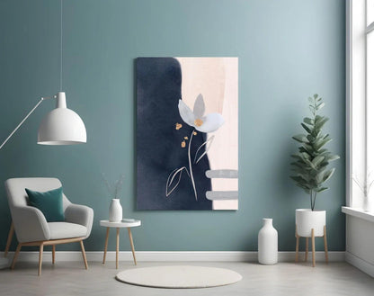 Flower Glass Wall Art - LUXARTDECO