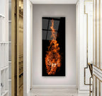 Tiger Glass Wall Art - LUXARTDECO
