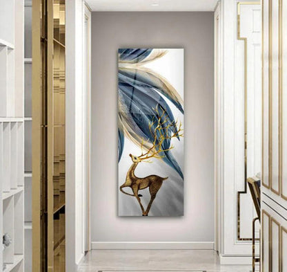 Deer Glass Wall Art - LUXARTDECO