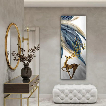 Deer Glass Wall Art - LUXARTDECO