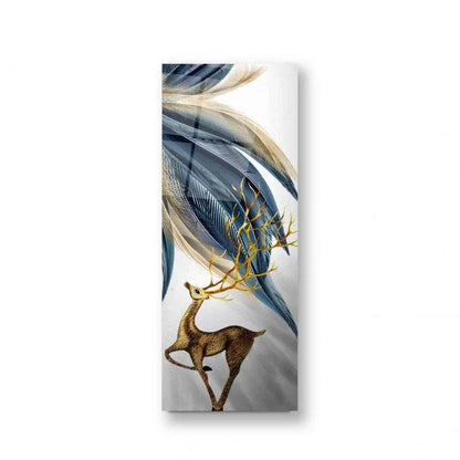 Deer Glass Wall Art - LUXARTDECO
