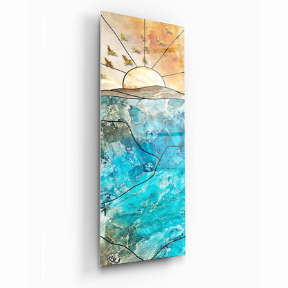 Abstract Glass Wall Art - LUXARTDECO