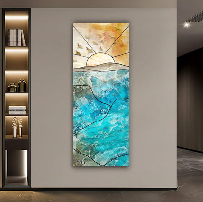 Abstract Glass Wall Art - LUXARTDECO