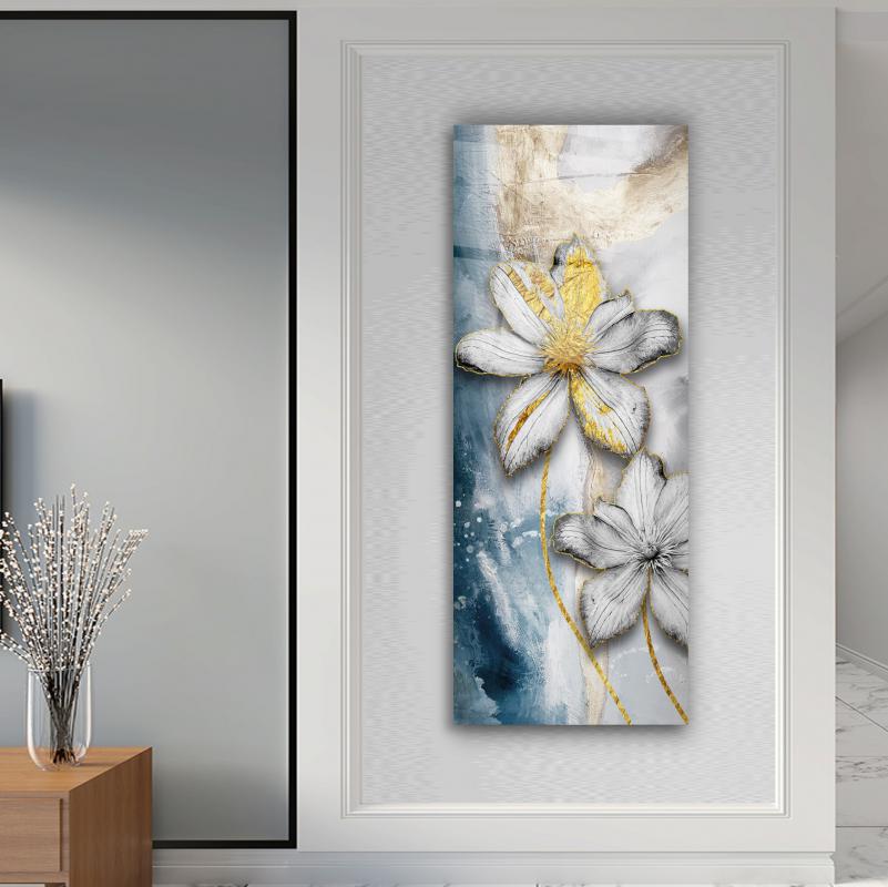 Flower Glass Wall Art