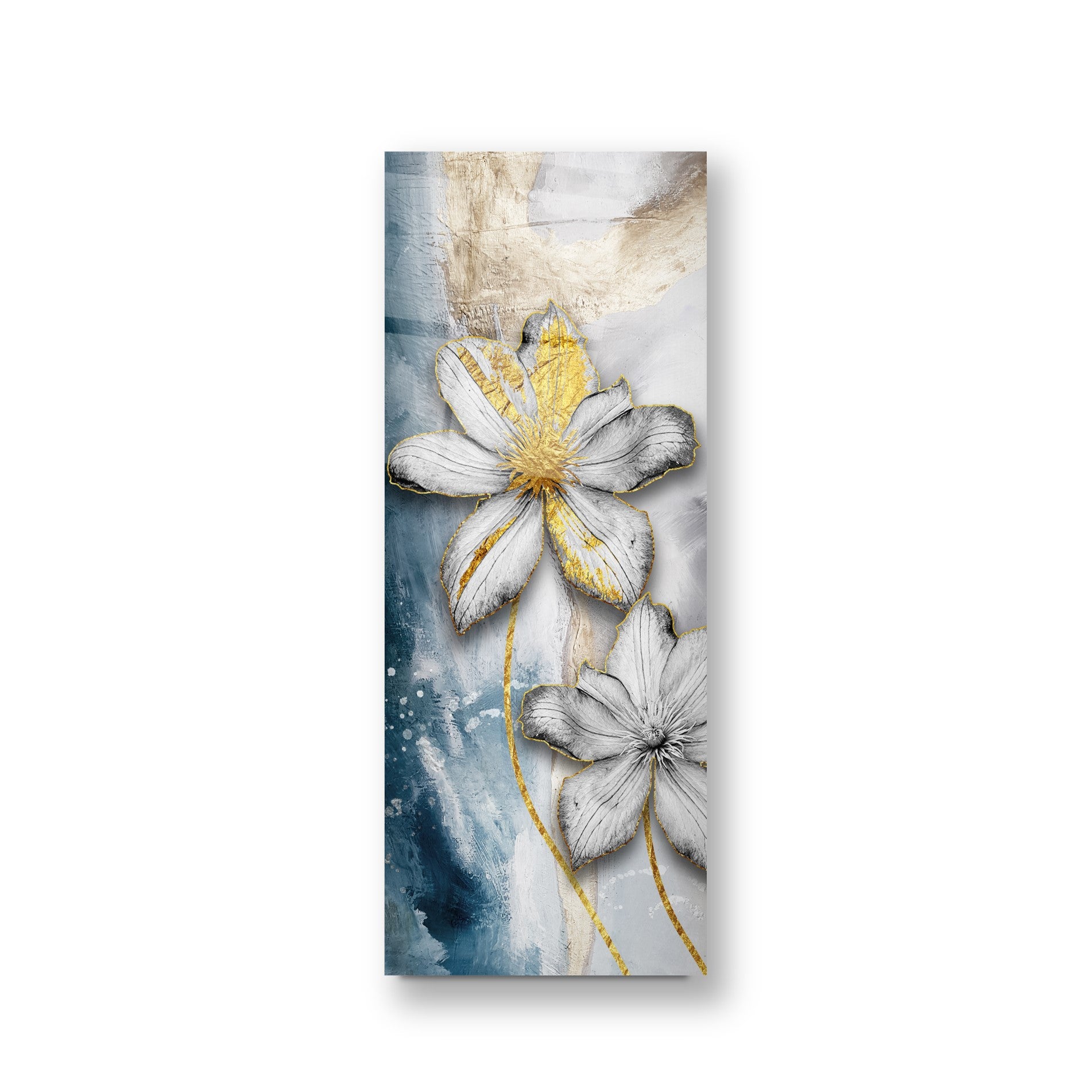 Flower Glass Wall Art