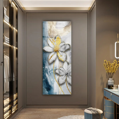 Flower Glass Wall Art - LUXARTDECO