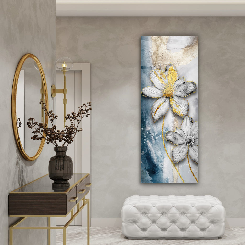 Flower Glass Wall Art