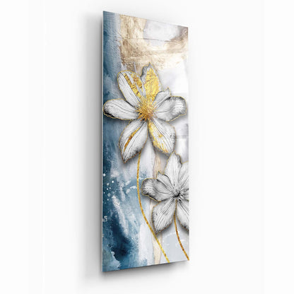 Flower Glass Wall Art - LUXARTDECO
