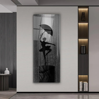 Ballerina Glass Wall Art - LUXARTDECO