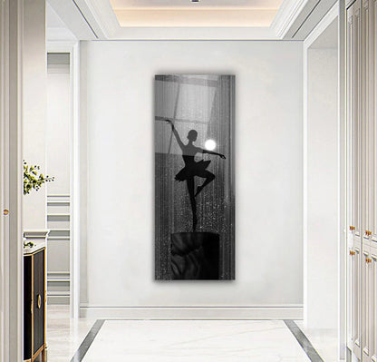 Ballerina Glass Wall Art - LUXARTDECO