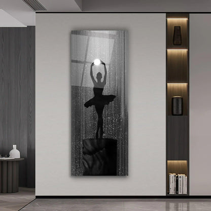Ballerina Glass Wall Art - LUXARTDECO