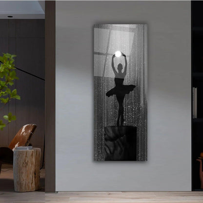 Ballerina Glass Wall Art - LUXARTDECO