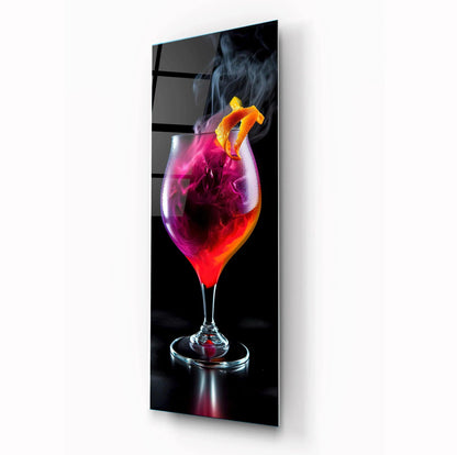 Cocktail Panoramic Glass Wall Art - LUXARTDECO
