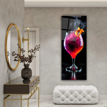 Cocktail Panoramic Glass Wall Art - LUXARTDECO