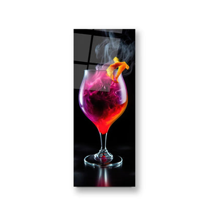 Cocktail Panoramic Glass Wall Art - LUXARTDECO