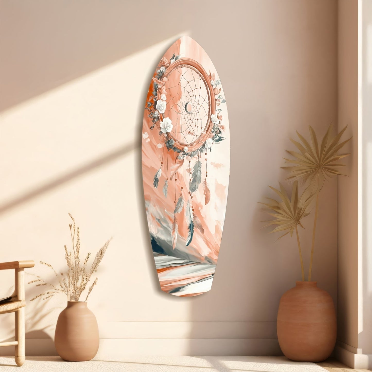 Dreamcatcher Glass Wall Art