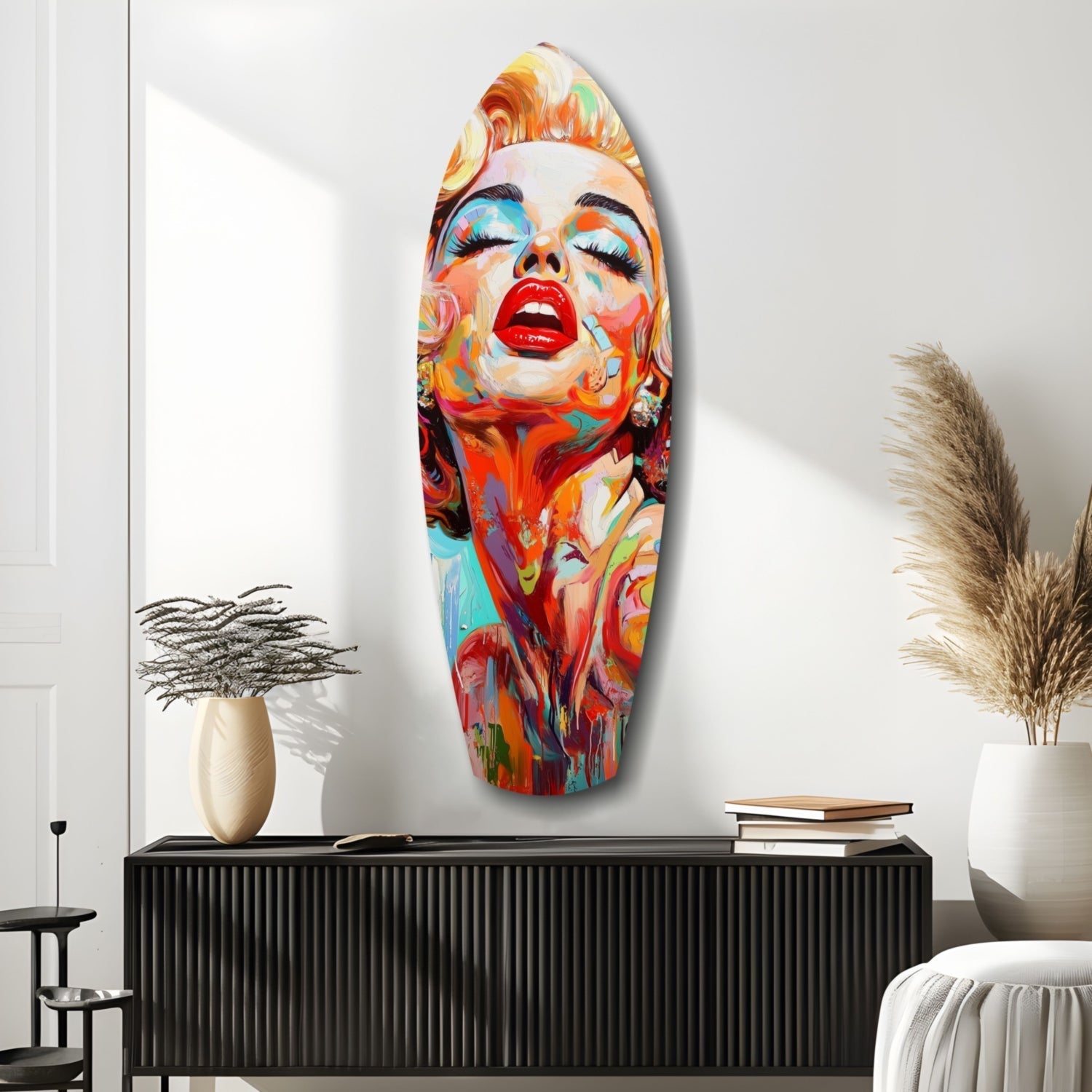 Marilyn Monroe Vintage Dreams Glass Wall Art