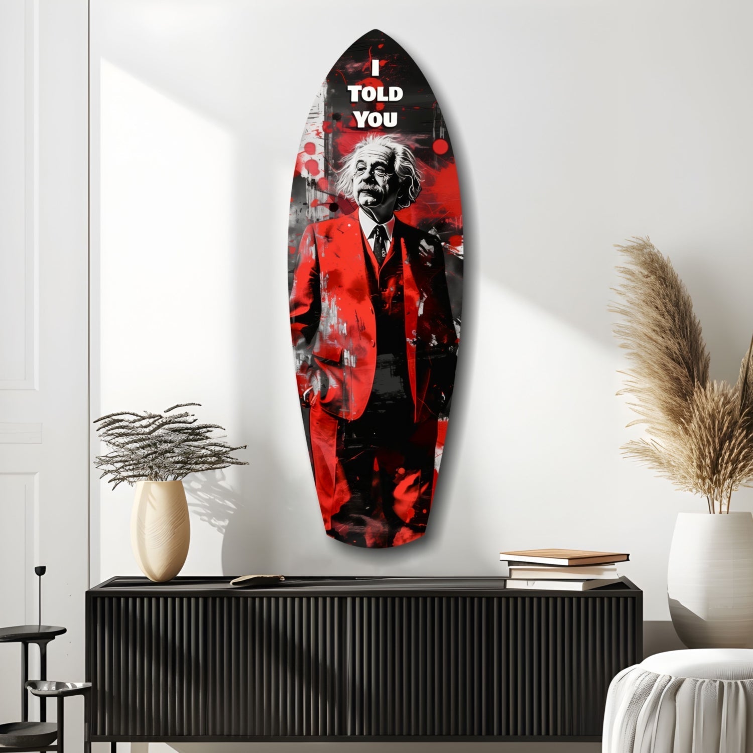 I Told You Glass Wall Art