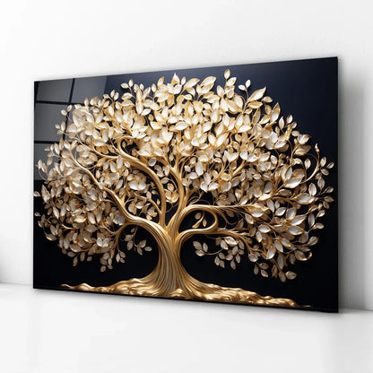 Tree of Life Glass Wall Art - LUXARTDECO