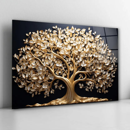 Tree of Life Glass Wall Art - LUXARTDECO