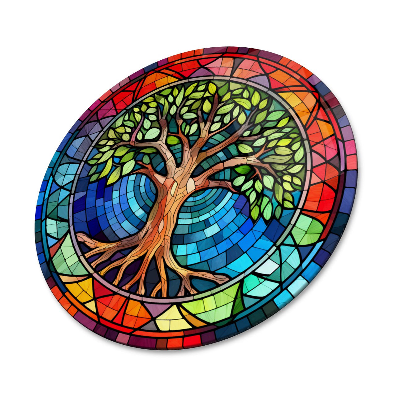 Tree Of Life Glass Wall Art