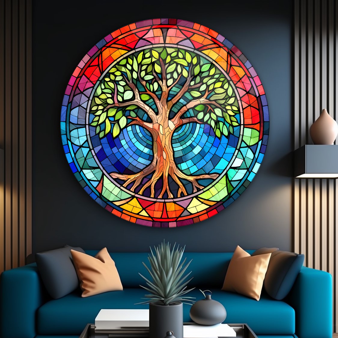 Tree Of Life Glass Wall Art