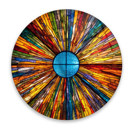 Color Splash Glass Wall Art