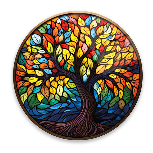 Tree Of Life Glass Wall Art