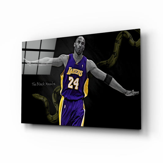 Kobe Bryant Glass Wall Art