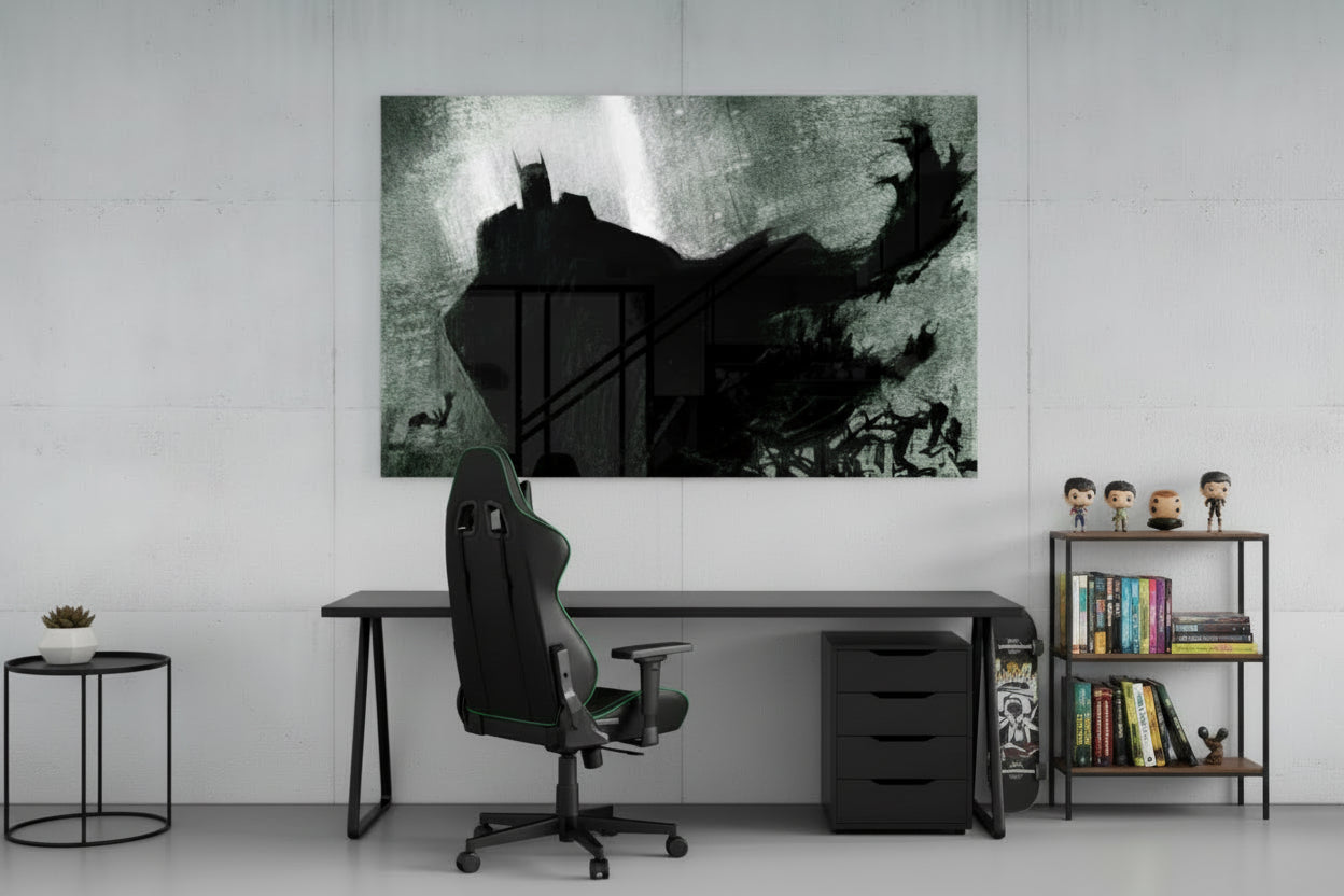Batman Glass Wall Art