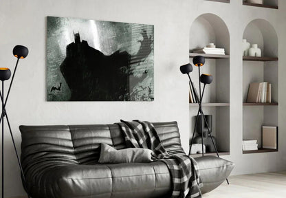 Batman Glass Wall Art - LUXARTDECO
