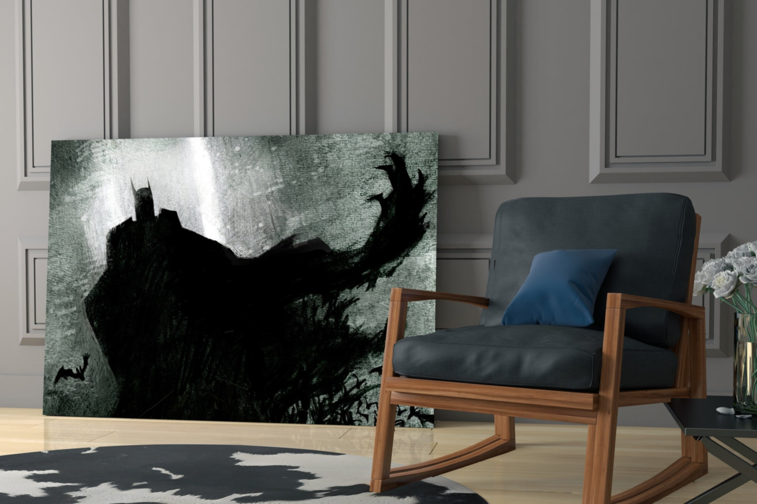 Batman Glass Wall Art