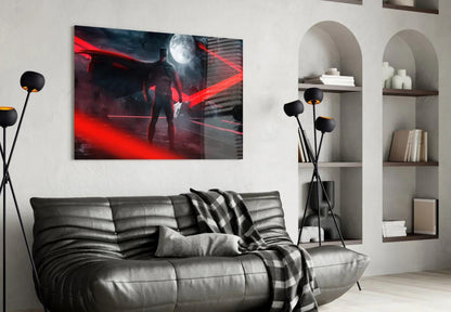 Batman Glass Wall Art - LUXARTDECO