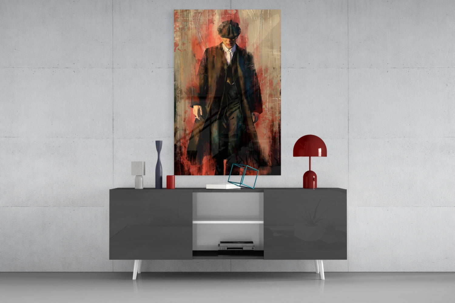 Peaky Blinders-Thomas Shelby Glass Wall Art