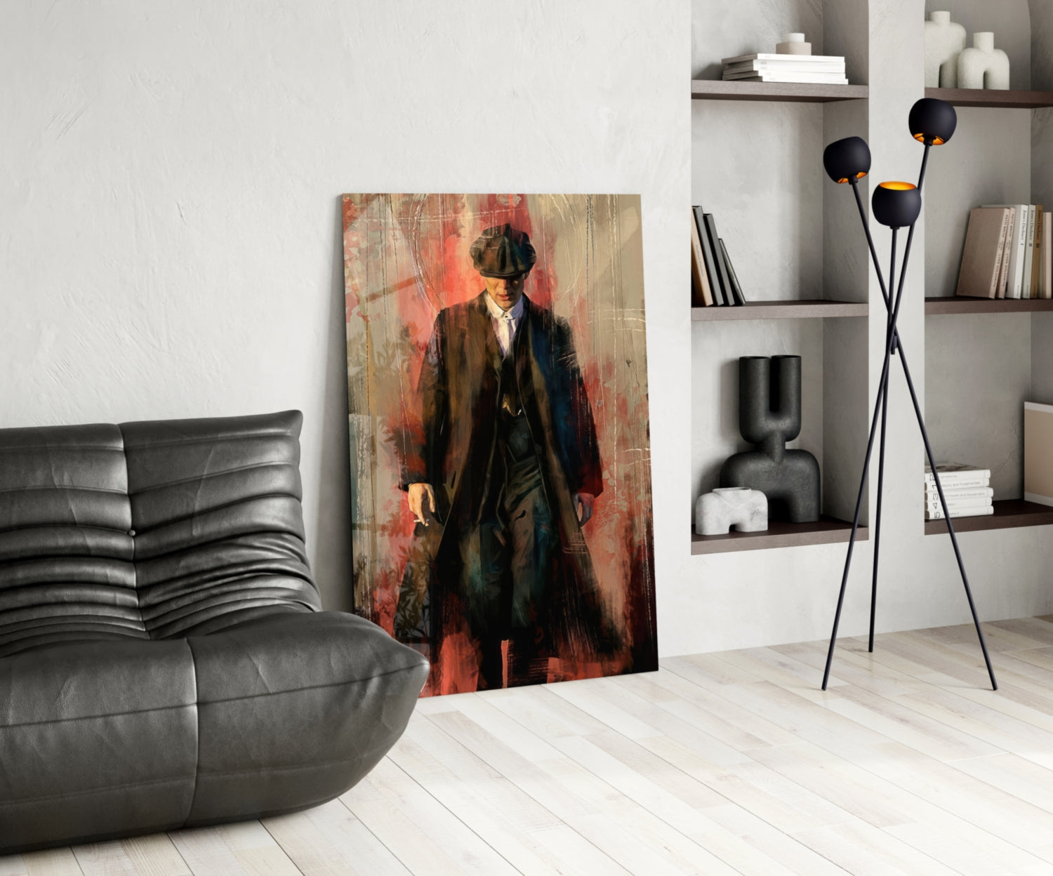 Peaky Blinders-Thomas Shelby Glass Wall Art