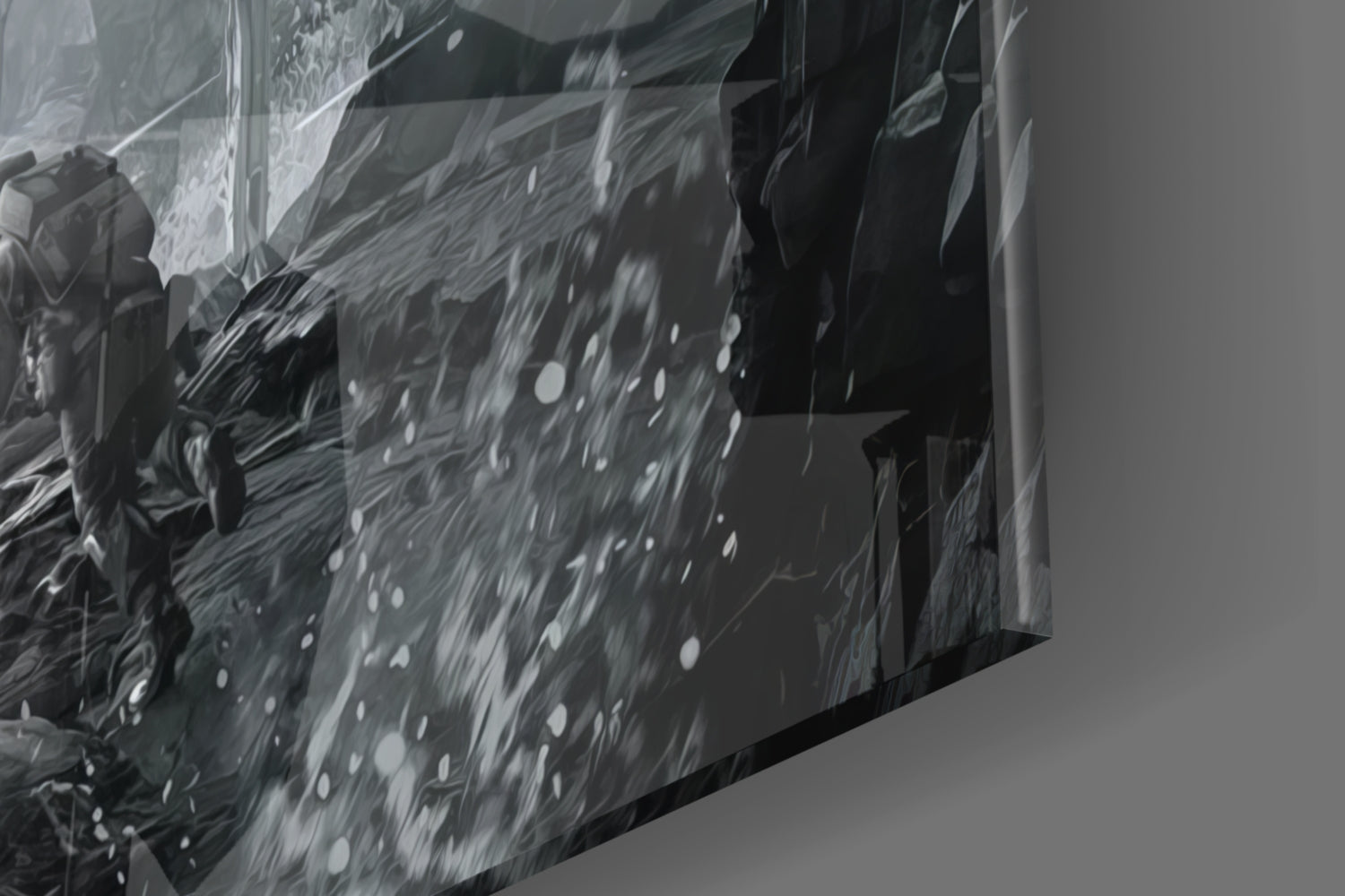 Star Wars Battlefront Glass Wall Art