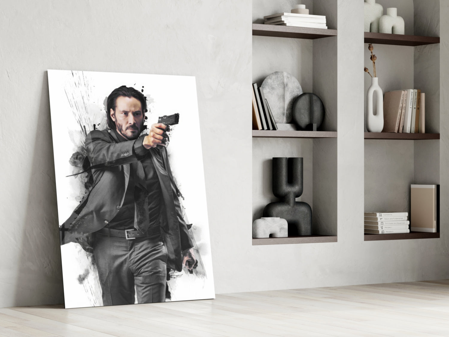Keanu Reeves Glass Wall Art