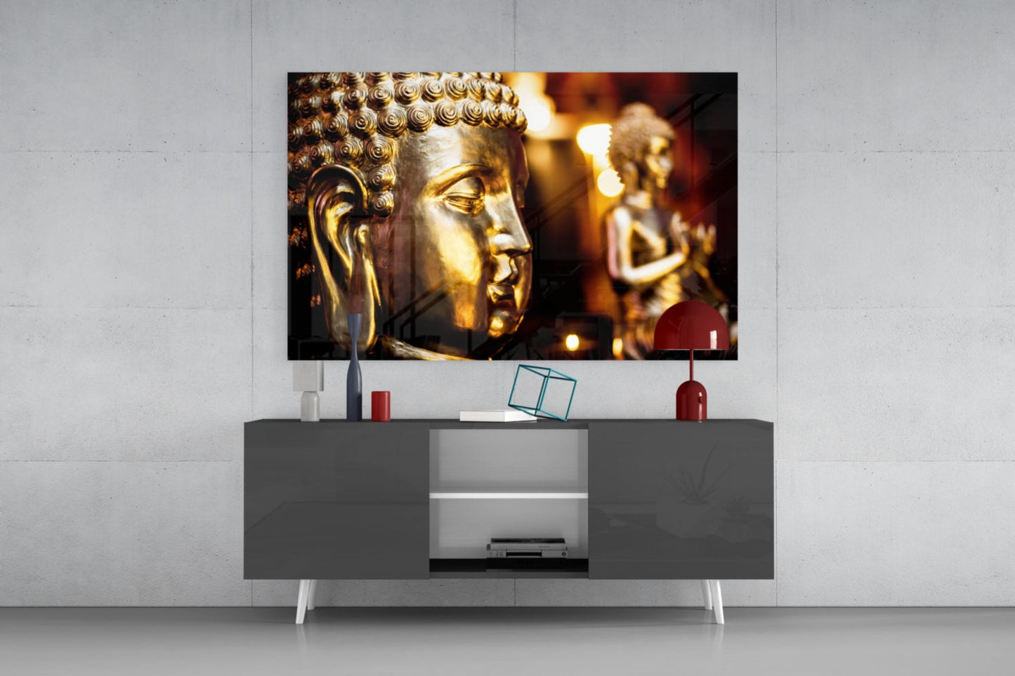 Buddha Glass Wall Art
