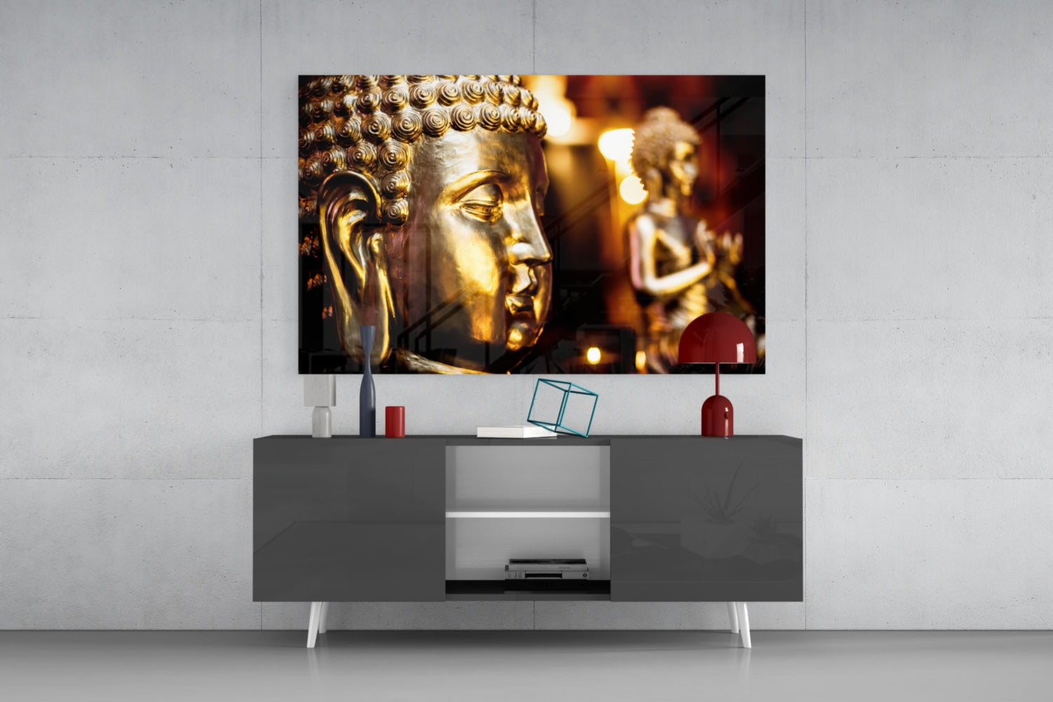 Buddha Glass Wall Art