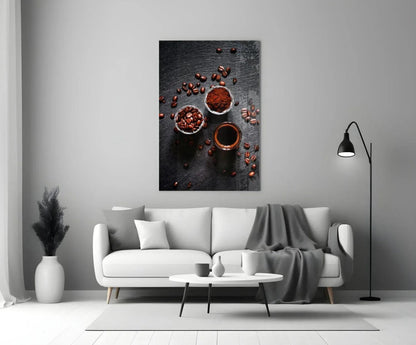 Coffee Glass Wall Art - LUXARTDECO