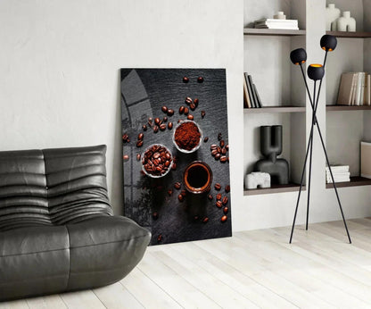 Coffee Glass Wall Art - LUXARTDECO