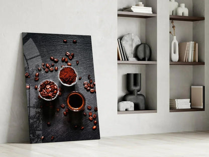 Coffee Glass Wall Art - LUXARTDECO