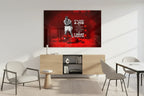 Muhammad Ali Glass Wall Art - LUXARTDECO