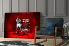 Muhammad Ali Glass Wall Art - LUXARTDECO