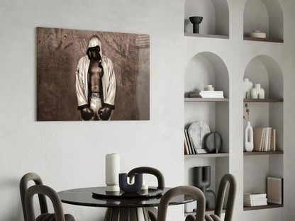 Muhammad Ali Glass Wall Art - LUXARTDECO
