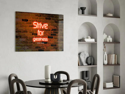 Words of Lebron James Glass Wall Art - LUXARTDECO