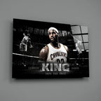 Lebron James Glass Wall Art - LUXARTDECO