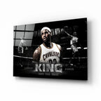 Lebron James Glass Wall Art - LUXARTDECO