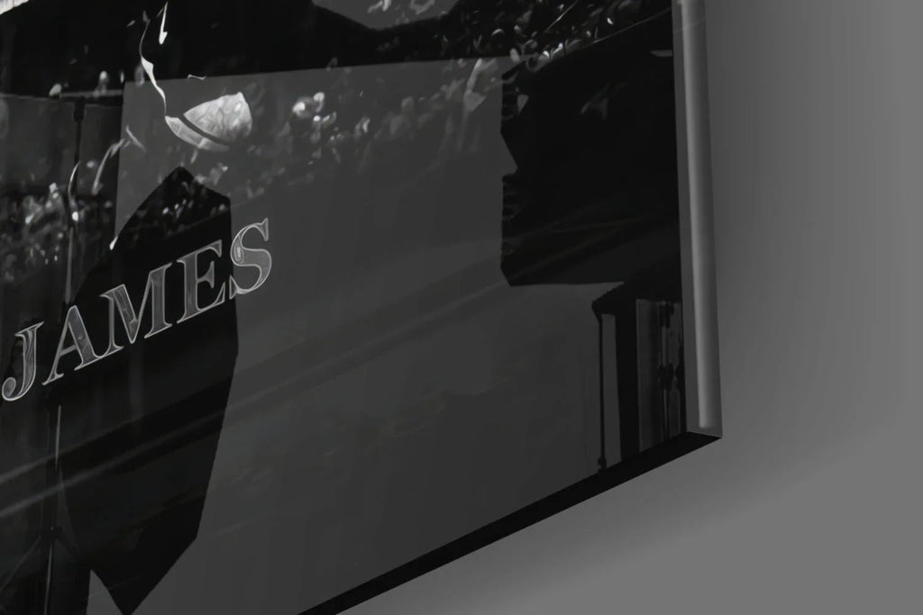 Lebron James Glass Wall Art - LUXARTDECO